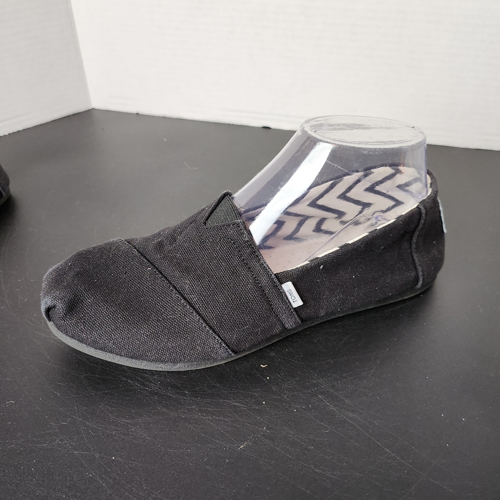 TOMS Alpargata Slip-On Casual Shoe - Black 7.5